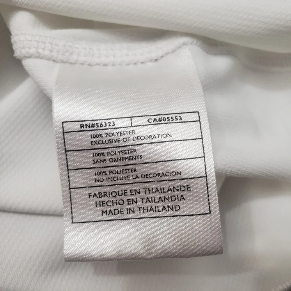 Nike Shirt Mens Small White Pullover Long Sleeve Athletic Fitness Gym